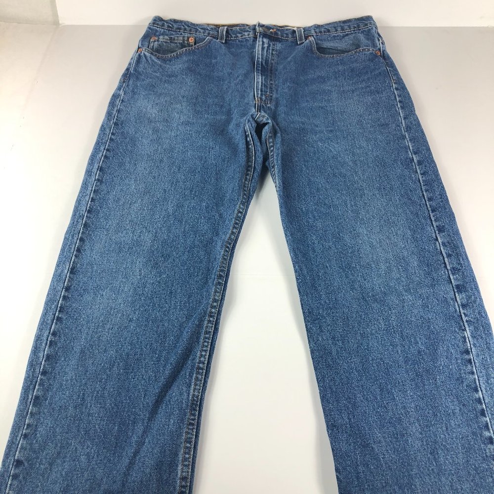 VTG 90s Levi's Jeans Mens 36 x 32* 505 Regular Straight Leg Blue Denim Pants USA